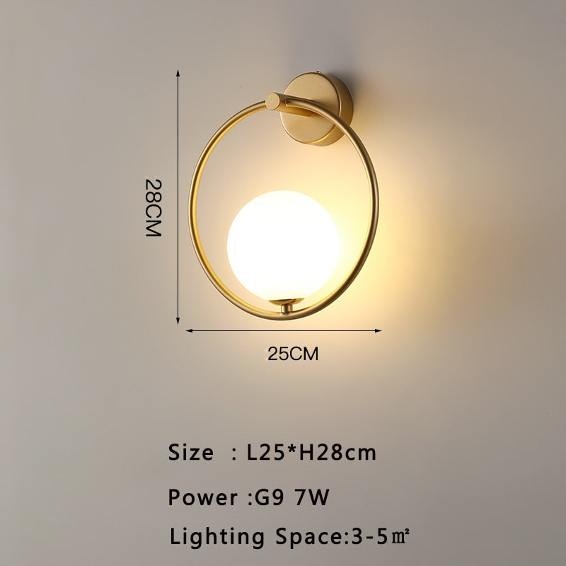 Luminária Arandela de Parede LED Circular