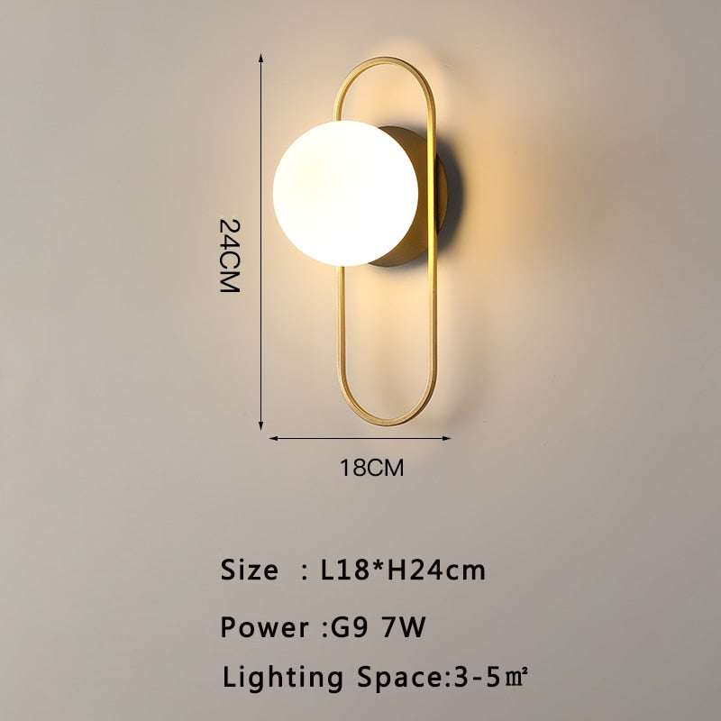 Luminária Arandela de Parede LED Circular