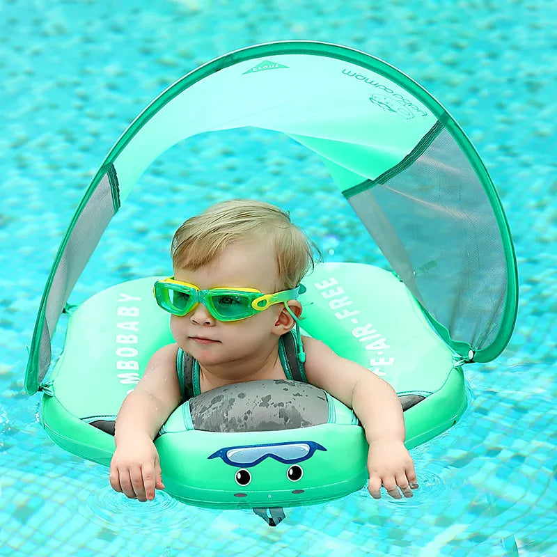 Boia Infantil Com Proteção Solar UV Piscina Praia de 3 meses a 2 anos