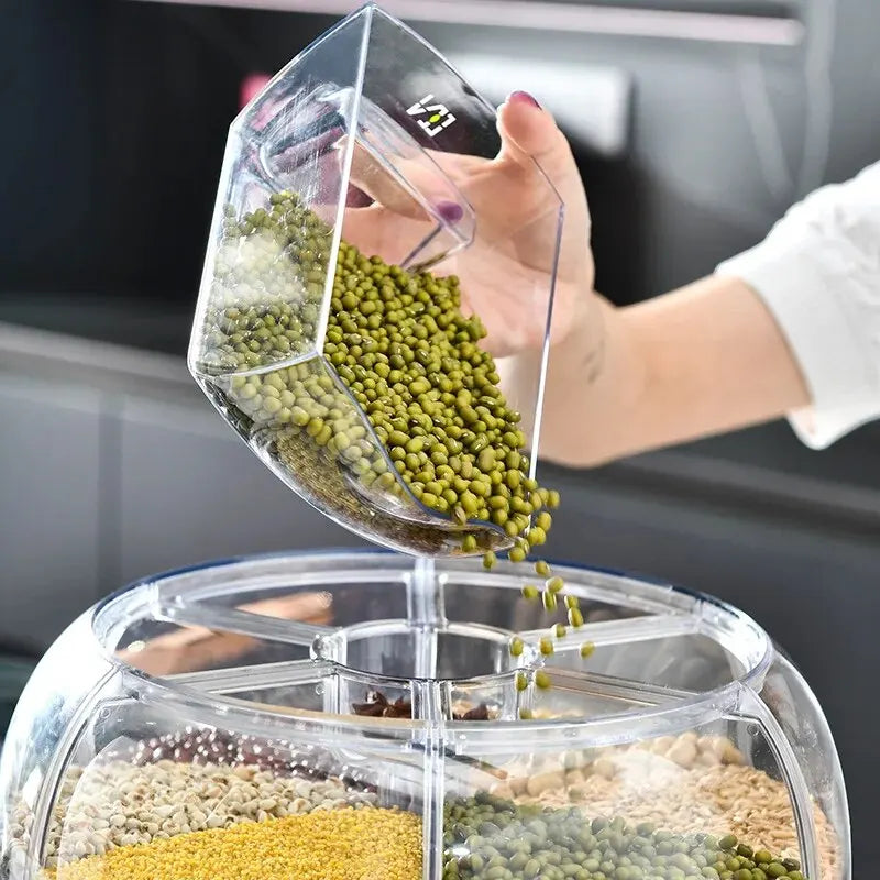 Dispenser Organizador de Alimentos com Rotação 360º