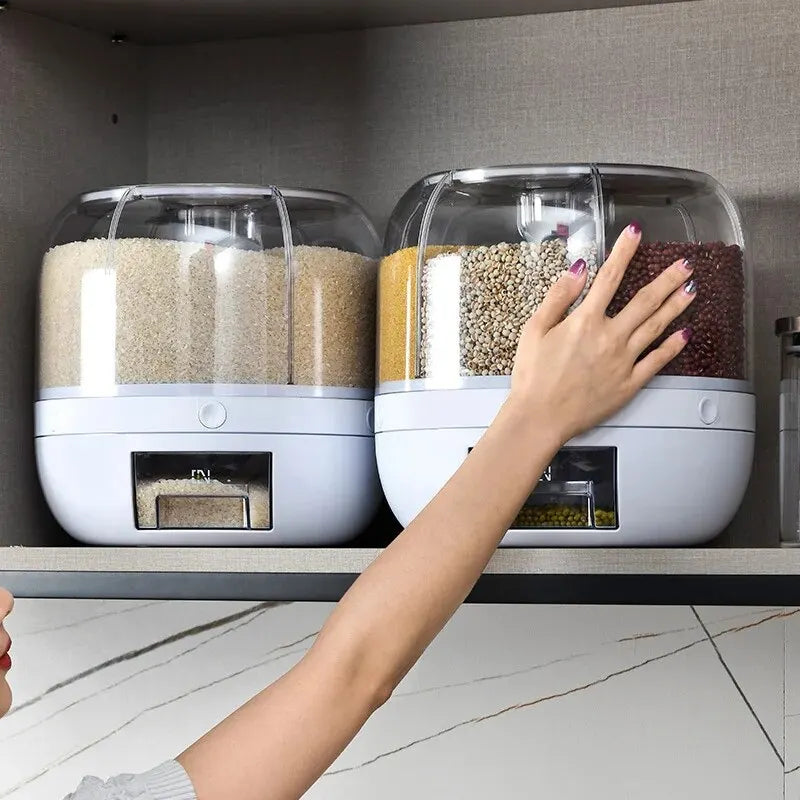 Dispenser Organizador de Alimentos com Rotação 360º