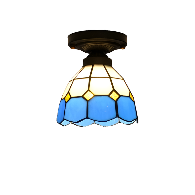 Lustre Lâmpada de Teto Tiffany Vitral Bali