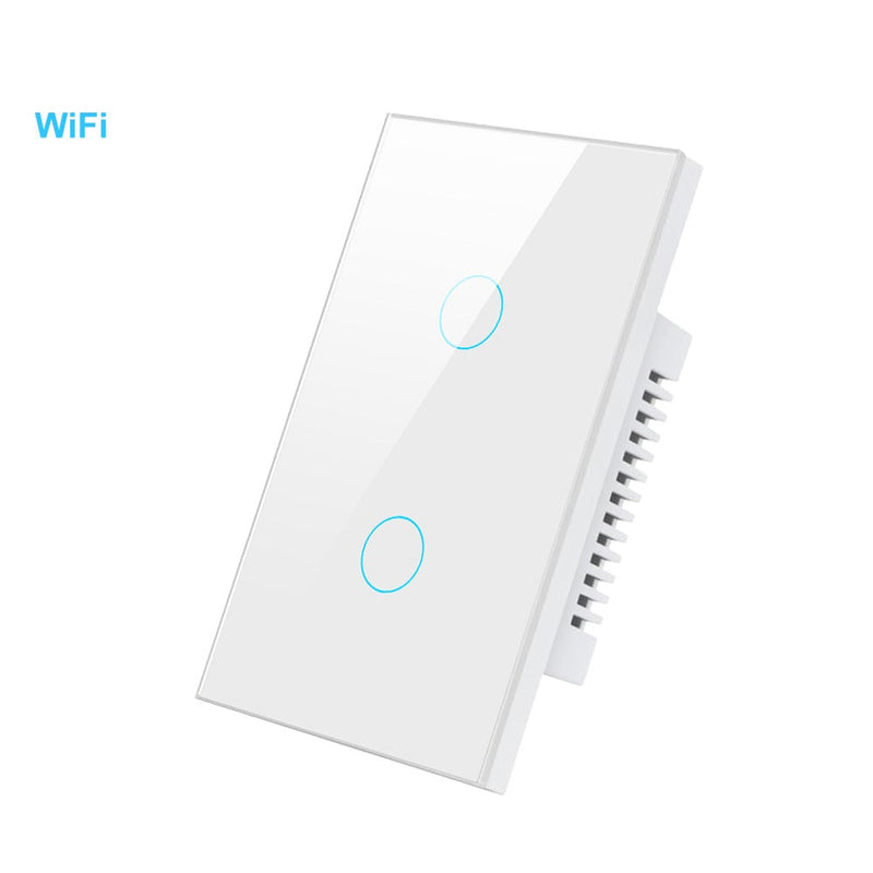 Interruptor Smart WiFi - Sem Neutro - Painel em Vidro 4x2 - Suporta Tuya, Alexa e Google Home