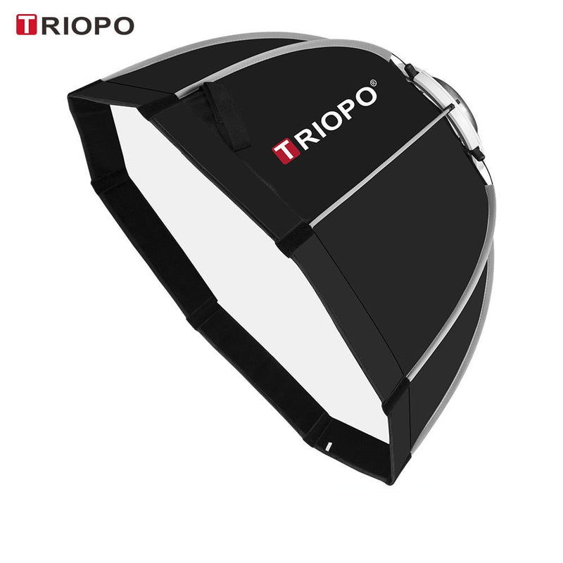 Softbox Triopo Octagon Dobrável - Montagem Bowens Luz de Vídeo LED