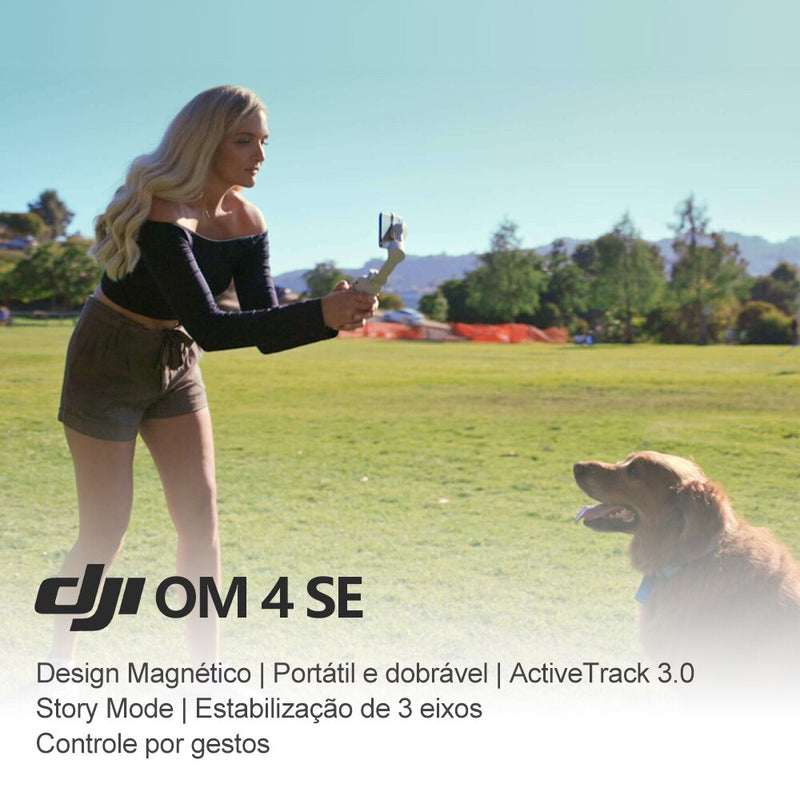Gimbal DJI Osmo Mobile SE 2023 - Estabilizador para Vídeos com Celular
