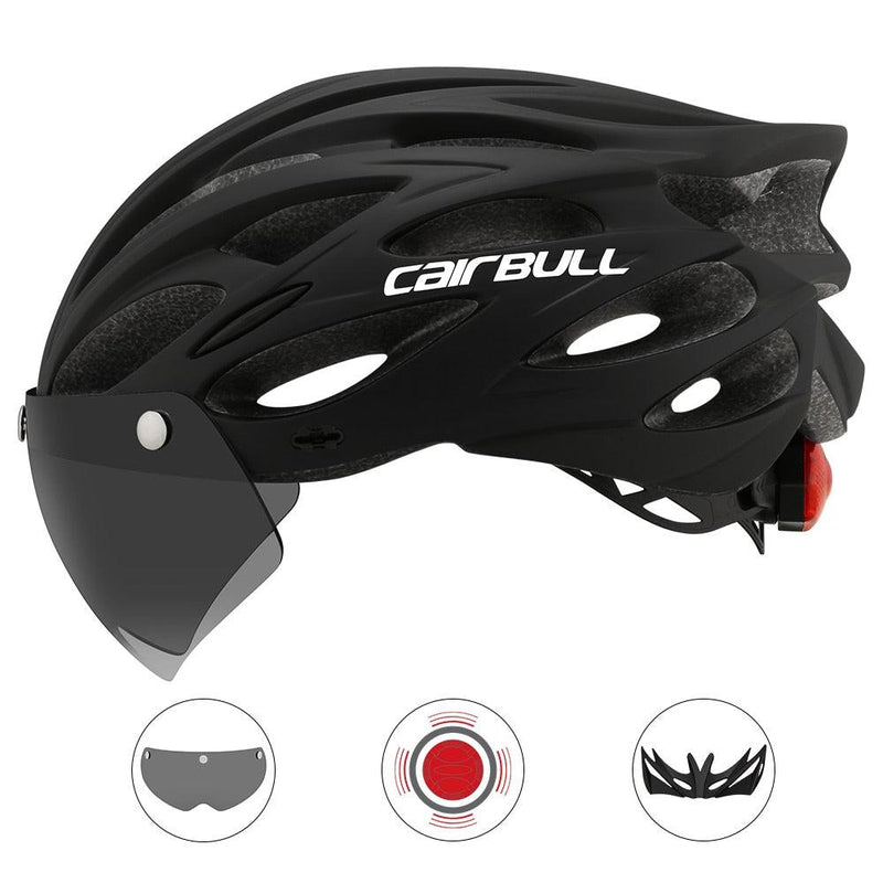 Capacete Ciclismo Cairbull com Viseira Magnética + Brindes - Mundo Atrativo