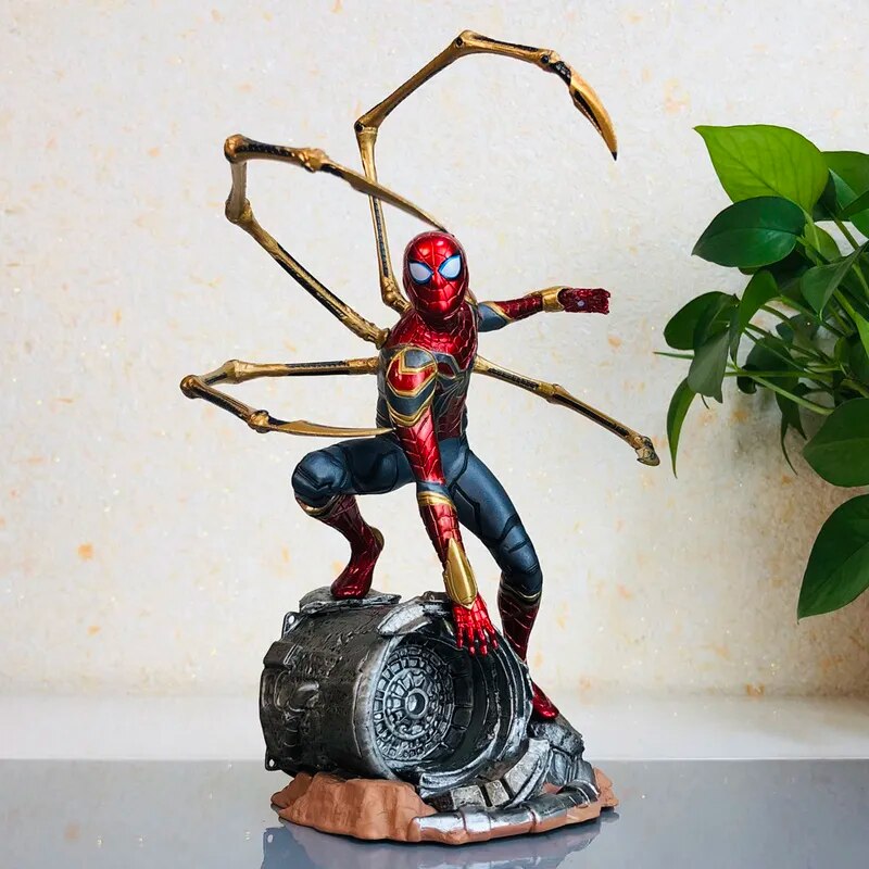 Boneco Homem Aranha Guerra Infinite de 25cm - Vingadores Homem-Aranha de Ferro Colecionável - Decoração Brinquedo Presente para Crianças
