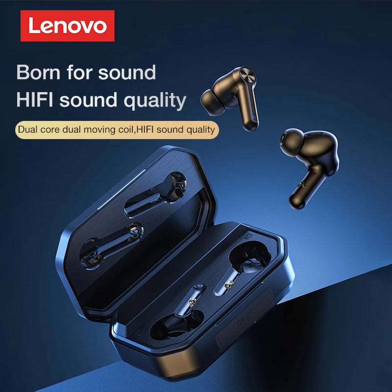 Fone Bluetooth Lenovo LP3 Pro TWS - à prova d'água, com microfone e Aúdio HIFI