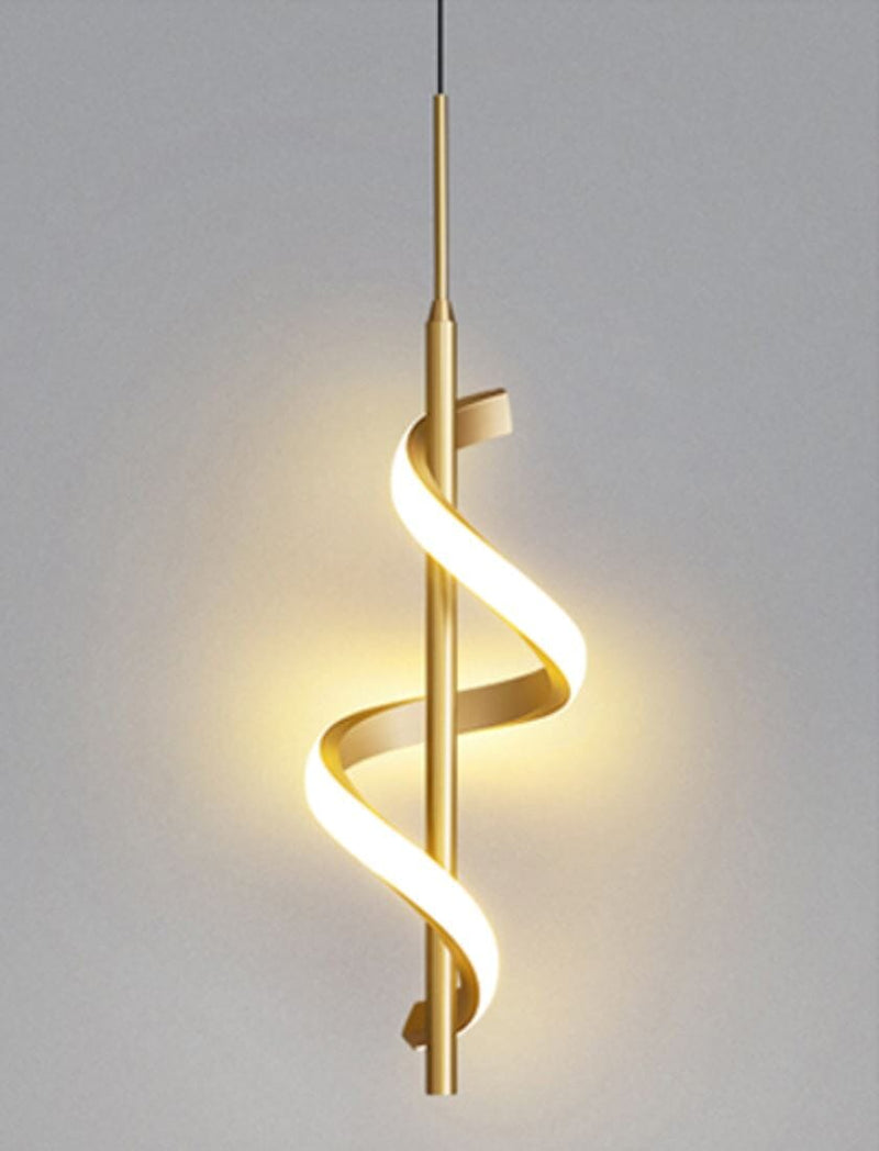 Lustre Pendente em Led Espiral