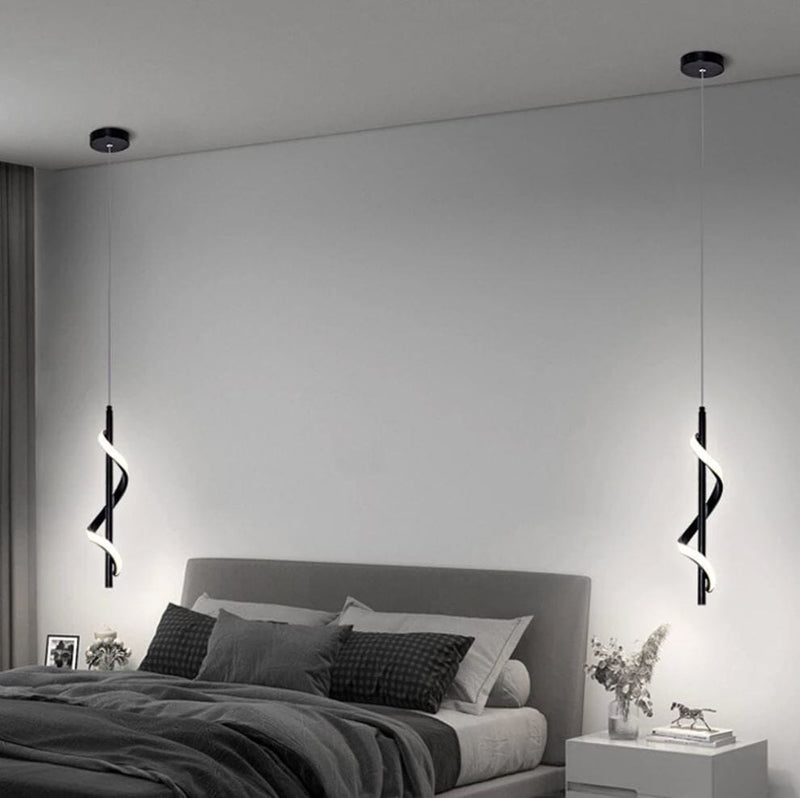 Lustre Pendente em Led Espiral