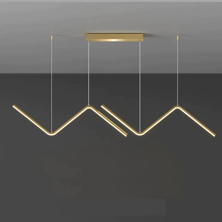 Lustre Pendente Line Led 90cm - Cozinha - Sala - Bar - Decoração Moderna